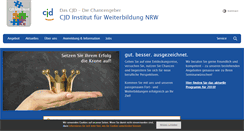 Desktop Screenshot of cjd-weiterbildung-nrw.de