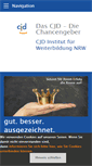 Mobile Screenshot of cjd-weiterbildung-nrw.de
